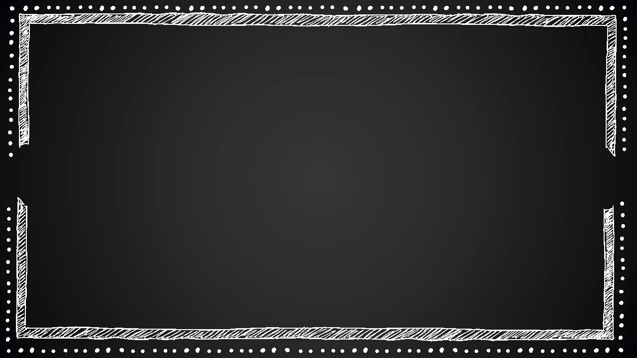 Black chalk blackboard PPT border material