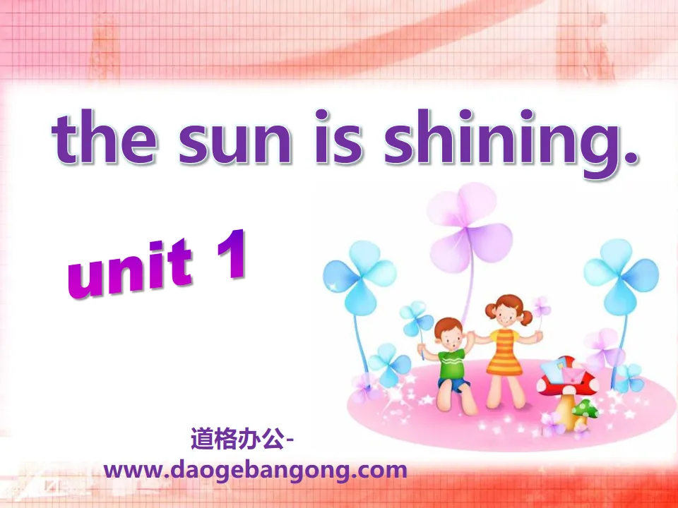 《The sun is shining》PPT课件8
