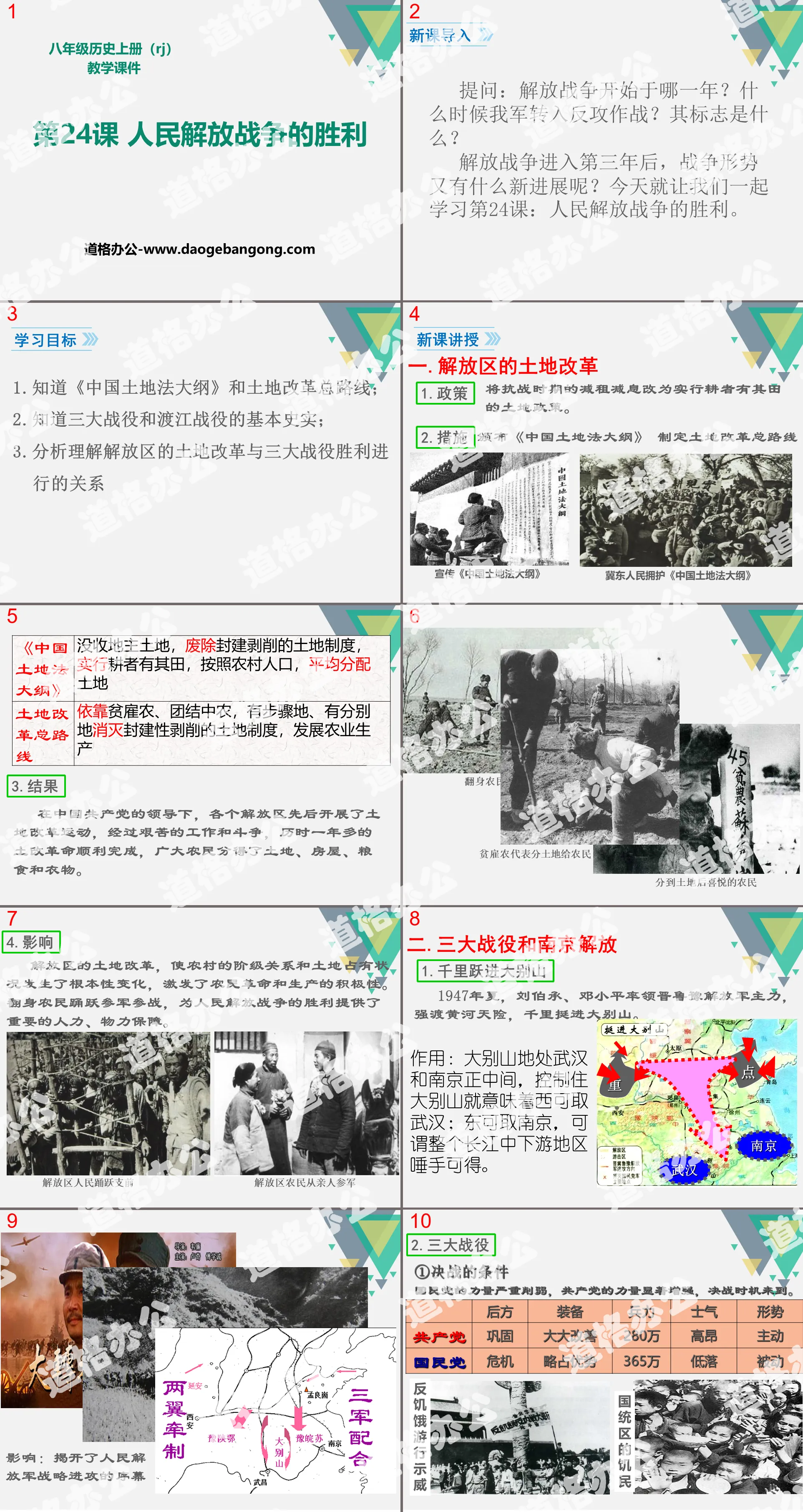 "Victory of the People's Liberation War" PPT