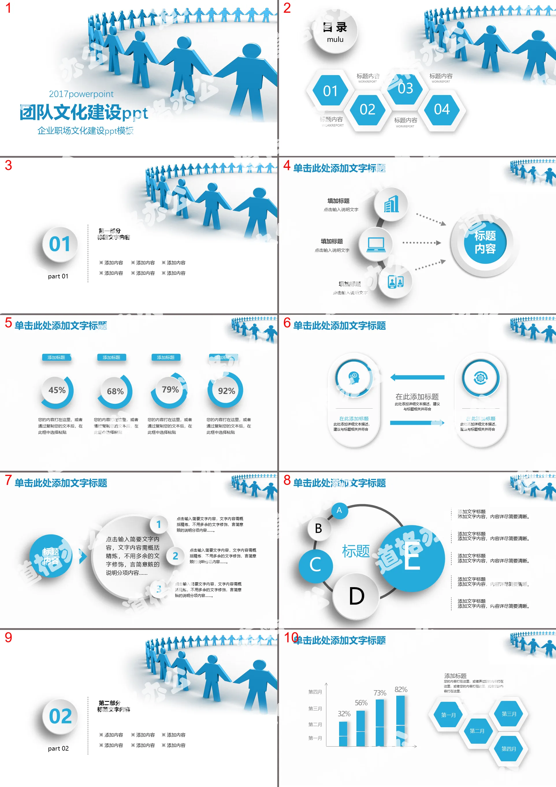 Modèle PPT de construction d'une culture d'équipe et d'un esprit d'équipe