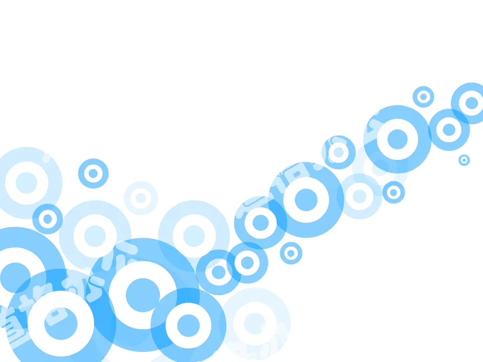 Art design blue circle PPT background