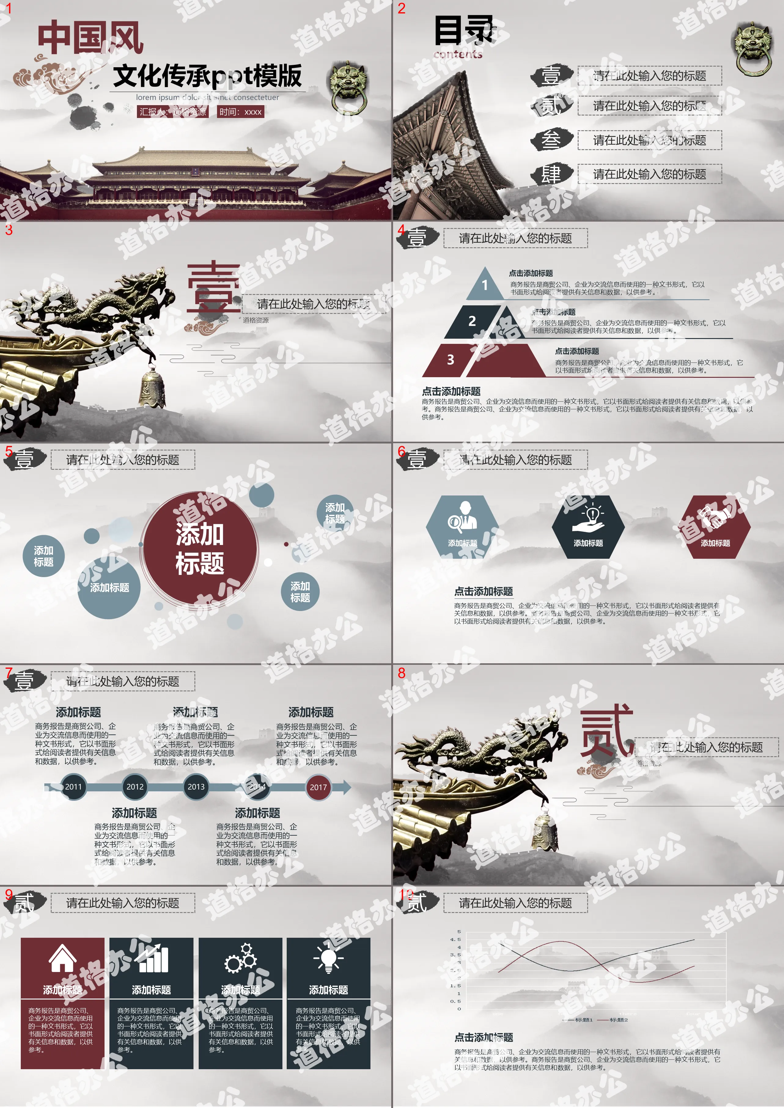 Modèle ppt sur l'héritage de la culture éolienne chinoise