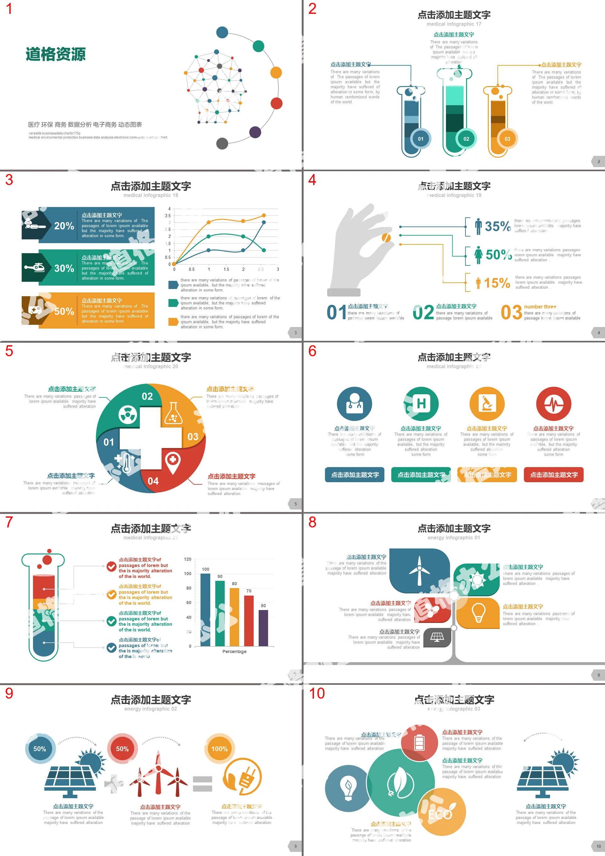 Graphiques de données commerciales colorées européennes et américaines (le troisième ensemble)