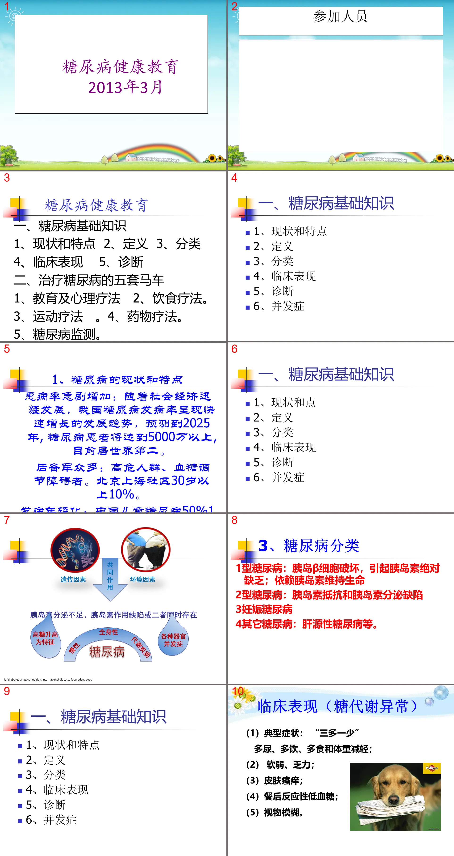 66内分泌科-糖尿病健康教育课件