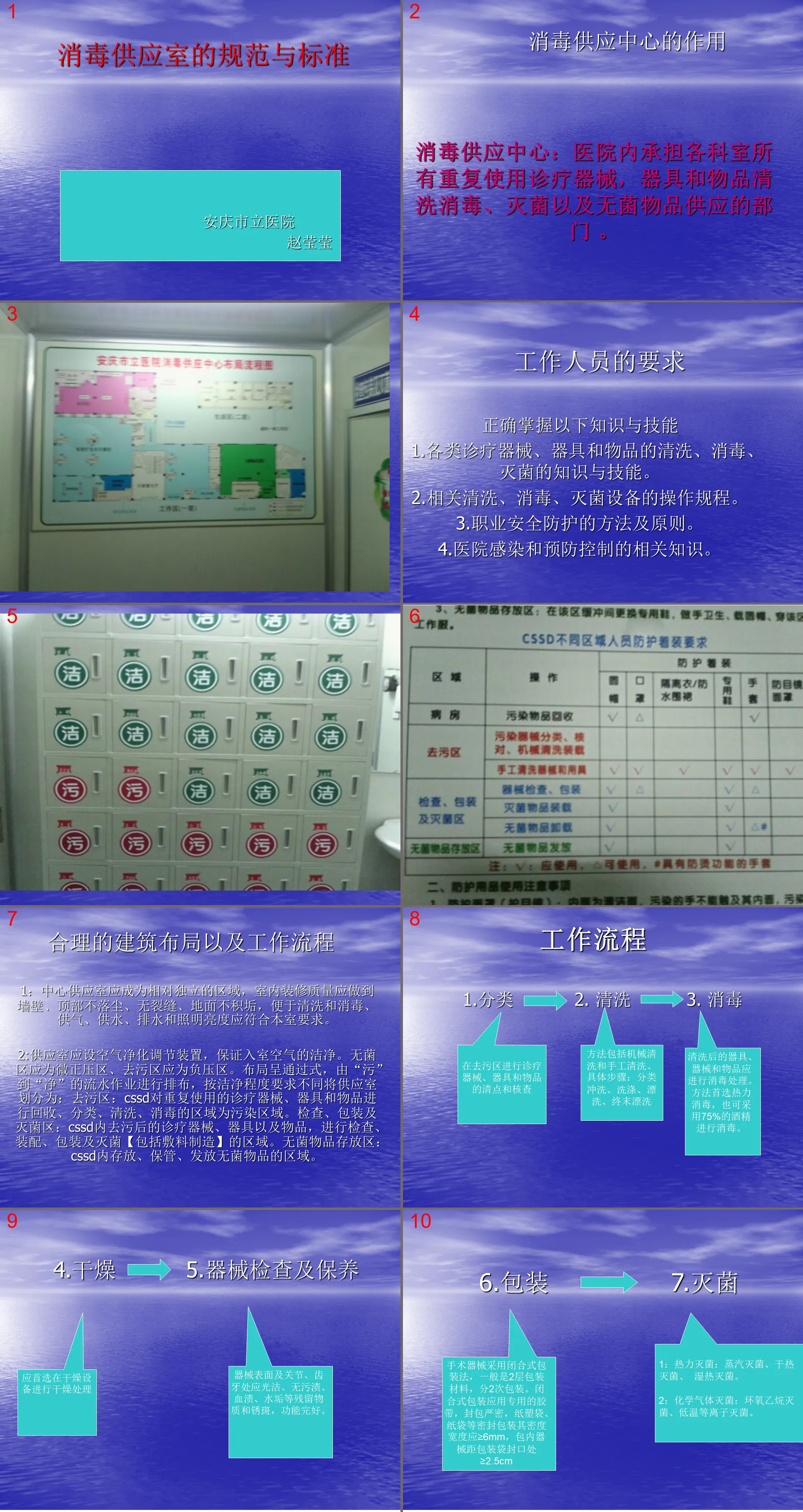 Disinfection supply room ppt