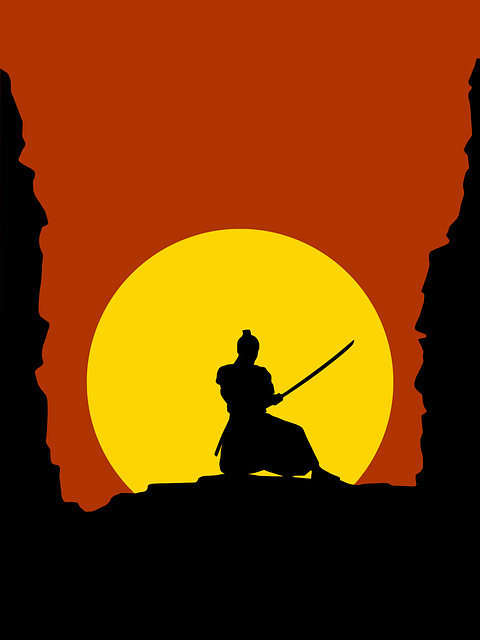 免费下载高清图片Samurai, Warrior, Silhouette