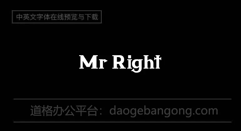 Mr Right