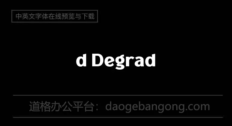 d Degradasi