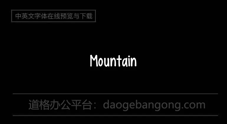 Mountain Script