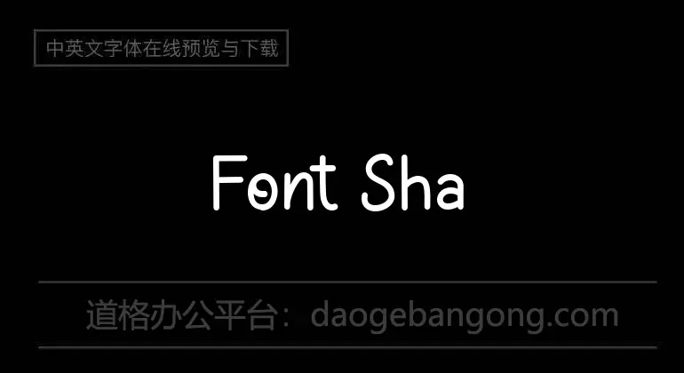 Font Shapes 2019