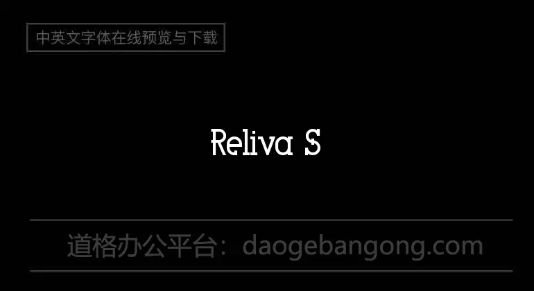 Reliva Sans