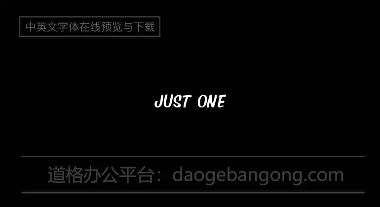 Just One