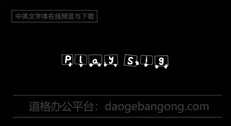Play Sign