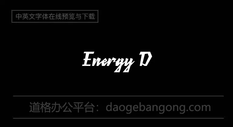 Energy Dimension