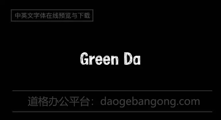 Green Day 21 Glyphs