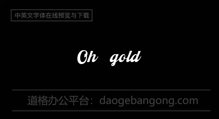Oh! golds