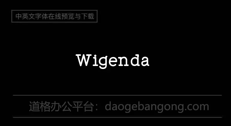 Wigenda Typewrite