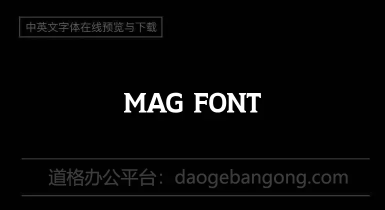 Mag Font