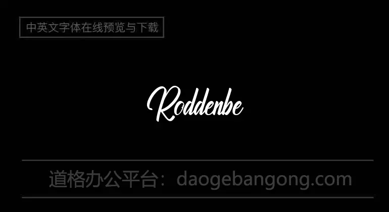 Roddenberry Font