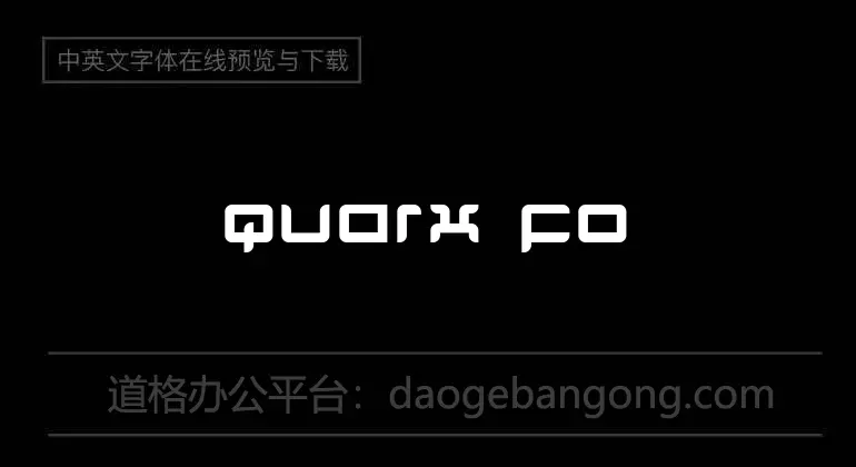 Quarx Font