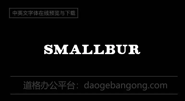 smallburg Font