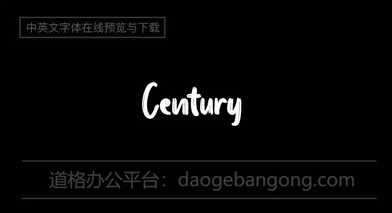 Century Font