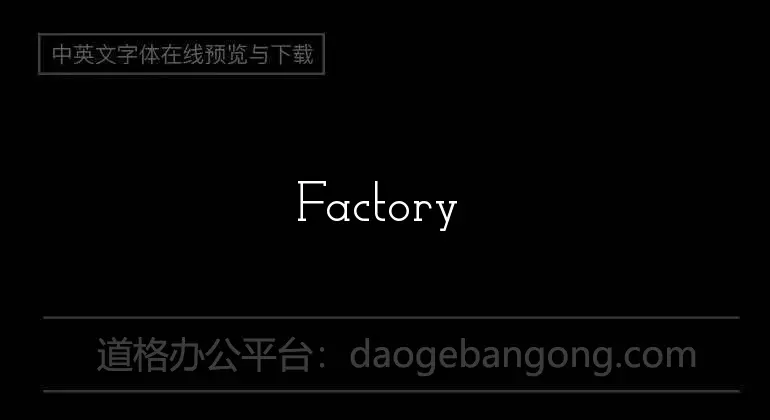 Factory LJDS Font