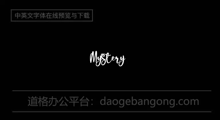 Mystery Mobile Font