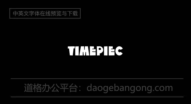 Timepiece Font