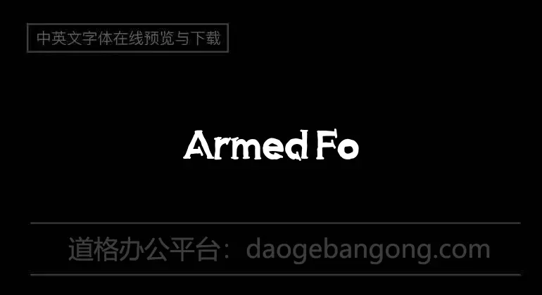 Armed Font