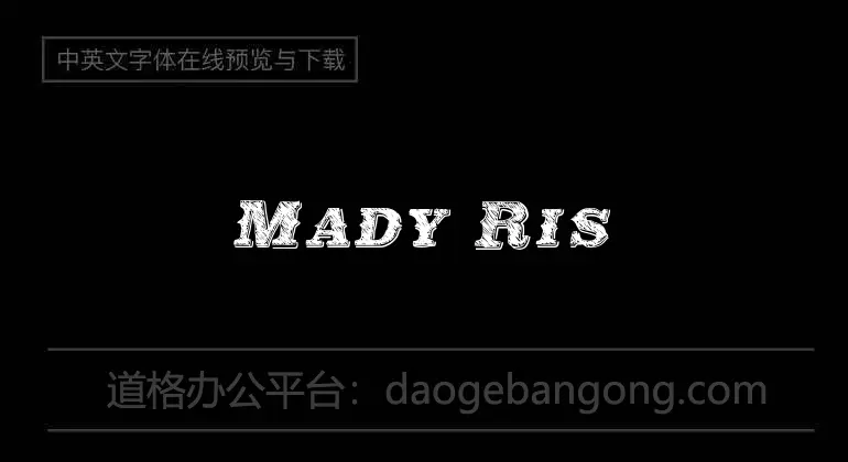 Mady Risaw Font