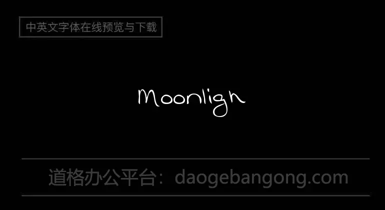 Moonlight Magic Font
