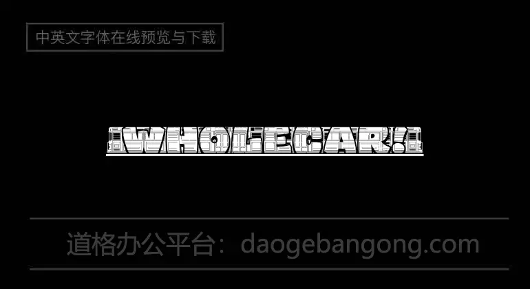 Wholecar Font
