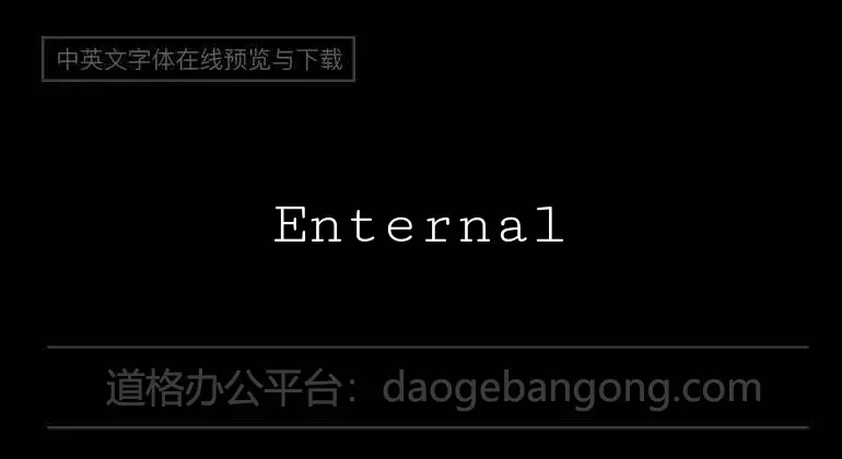 Enternal Font