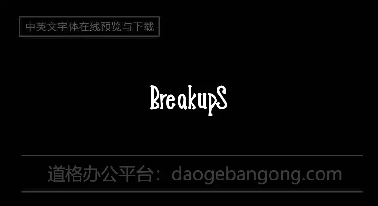 BreakupSeason Font