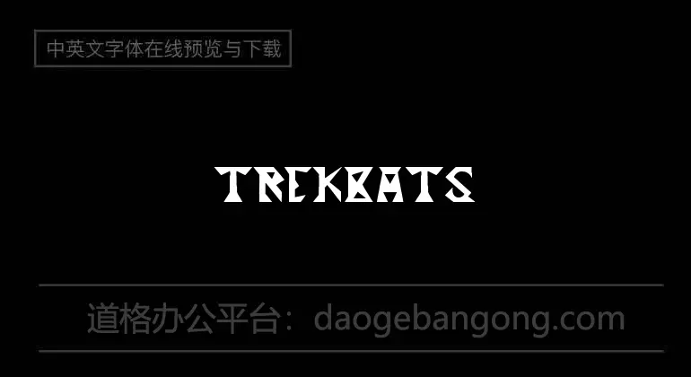 Trekbats Font