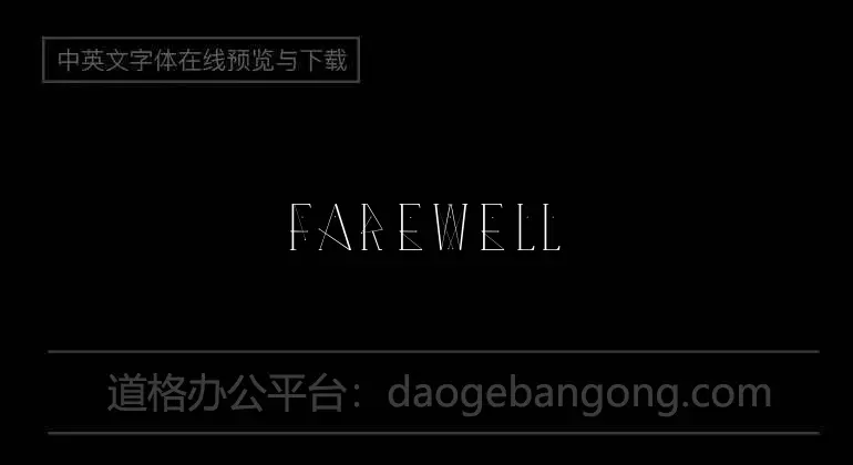 Farewell Font