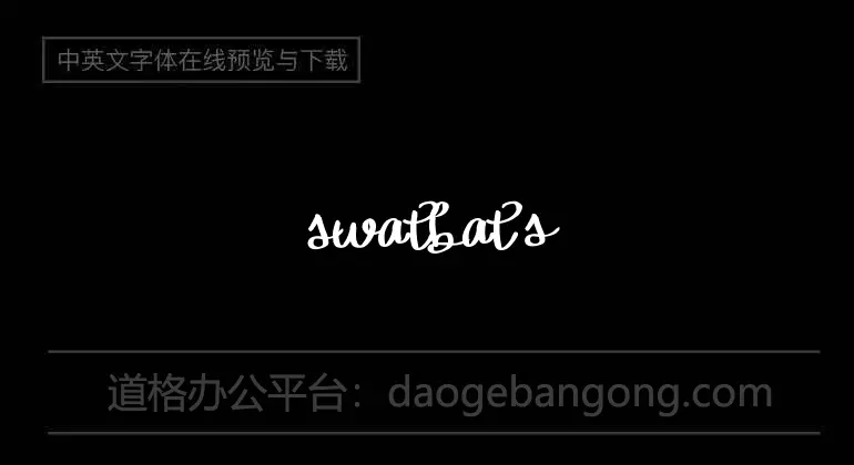 Swatbats 1 Font