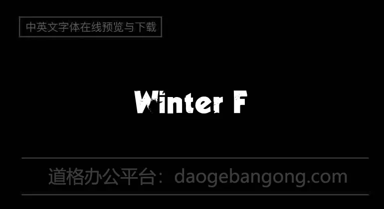 Winter Festival Font