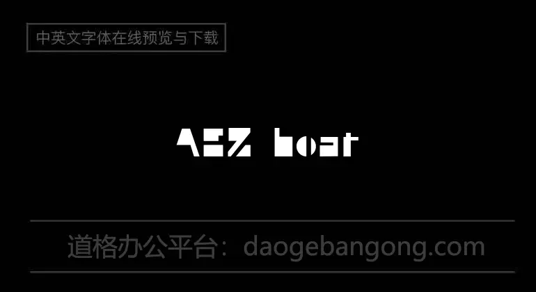 AEZ boats Font