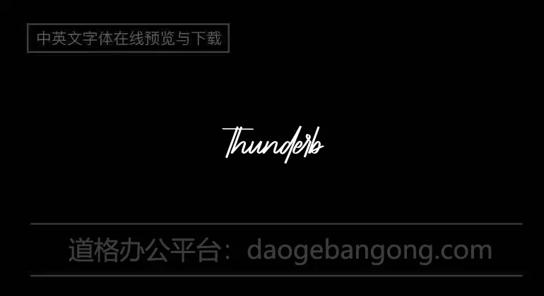 Thunderbirds Font