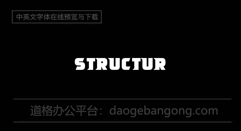 Structure Sans Font