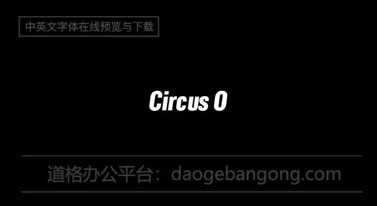 Circus Of Innocents Font