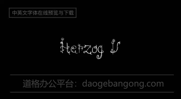 Herzog Von Graf Font