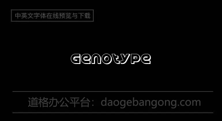 genotype Font