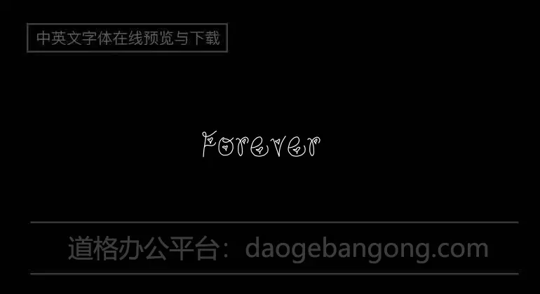 Forever In My Heart Font