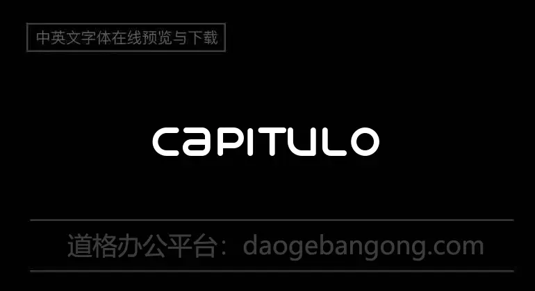 Capitulos New Font