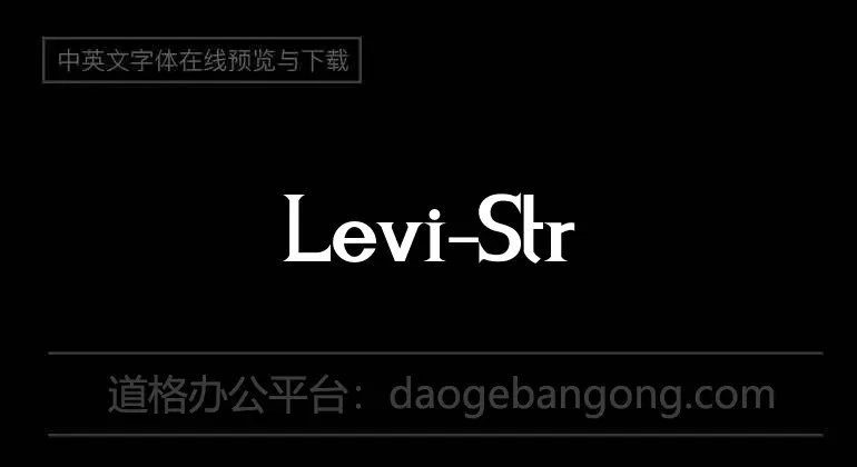 Levi-Strauss Font