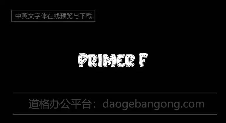 Primer Font