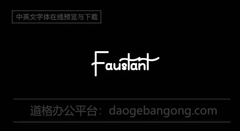 Faustant Font